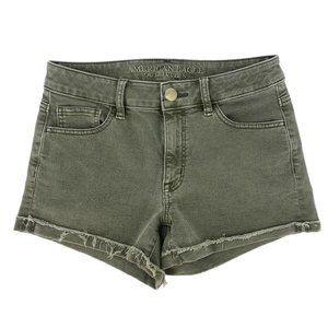 AEO/AMERICAN EAGLE Denim x Hi-Rise Shortie